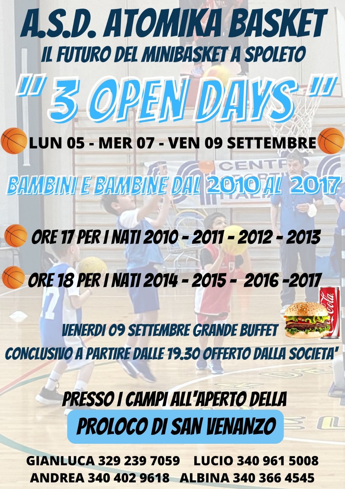 Giovanili Minibasket Latomika Spoleto Organizza Un Open Day Di Tre Giorni Valleumbrasport 0676